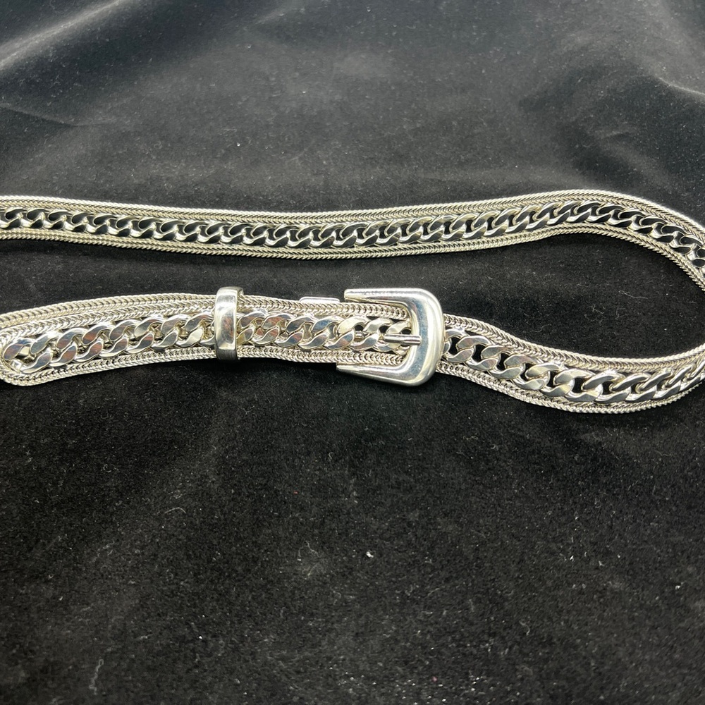 Zara Metallic Chain Belt